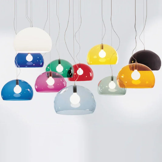 DecorBites™ Colorful FL/Y Pendant Lamp: Modern LED Hanging Light for Stylish Spaces