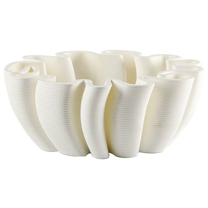 Bandeja para fruta DecorBites™ con rayas geométricas para decoración y almacenamiento del hogar