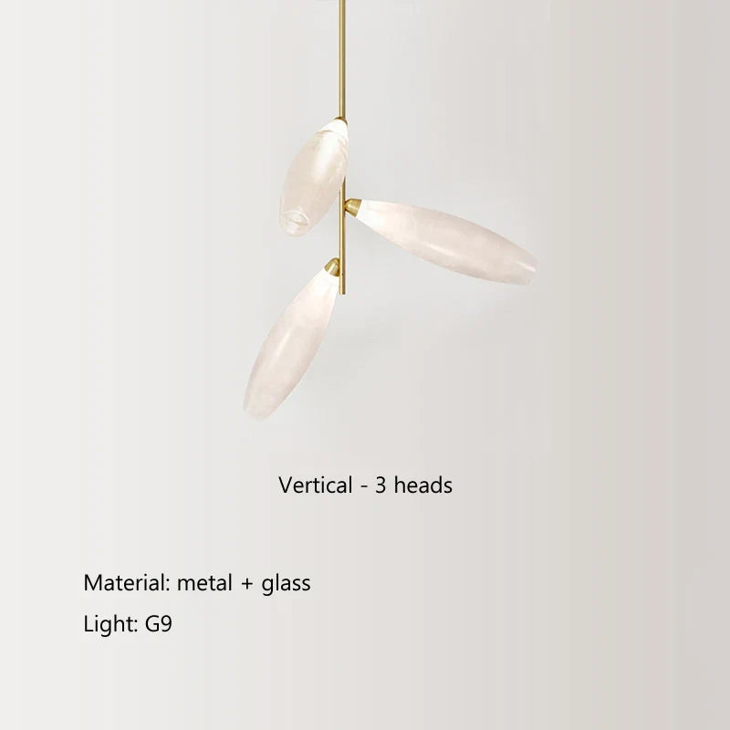 DecorBites™ Elegant Glass LED Pendant Light for Living, Dining, Bedroom, Bar - Nordic Minimalist Design