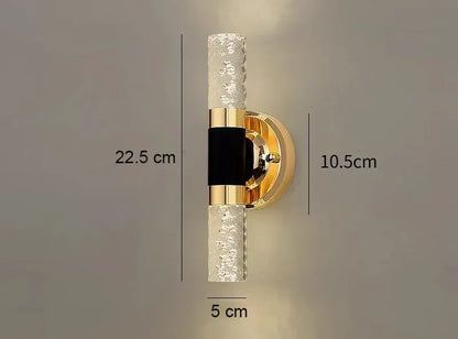 DecorBites™ Gold Vanity Lights 2-Light Bathroom Sconces for Modern Mirrors