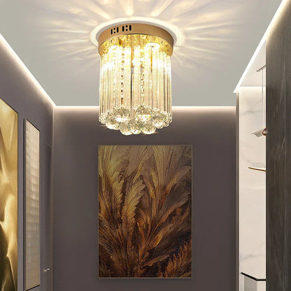 DecorBites™ Elegant Crystal Ceiling Light for Entryway, Stairs, and Hallway