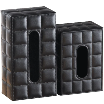 DecorBites™ Desktop Tissue Box Holder: Elegant Paper Towel Storage Tray for Home and Office