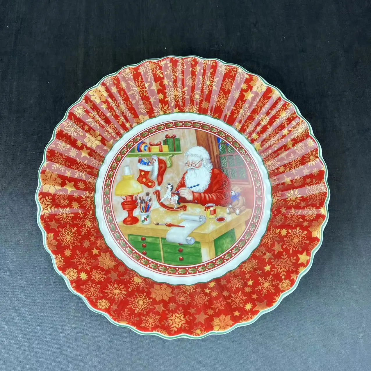 DecorBites™ Christmas Dinnerware Set: Plates, Tray, Mugs, Bowls, and Dishes