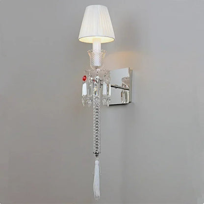 DecorBites™ Crystal Wall Lamp: European Style Luxury Mirror Headlight for Bedroom, Living Room & Dining Room