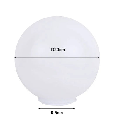 غطاء مصباح دائري من الأكريليك من DecorBites™ لإضاءة الحديقة الخارجية ذات الأعمدة