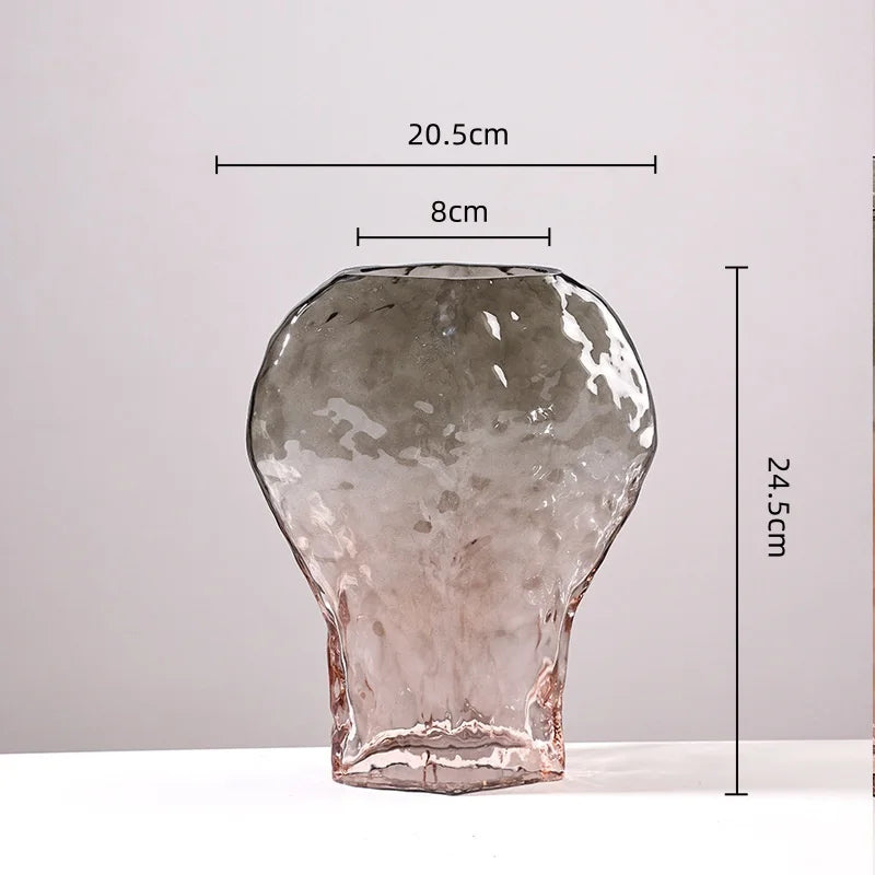 DecorBites™ Golden Geometric Glass Vase Hydroponics Terrarium Home Decoration Accessories