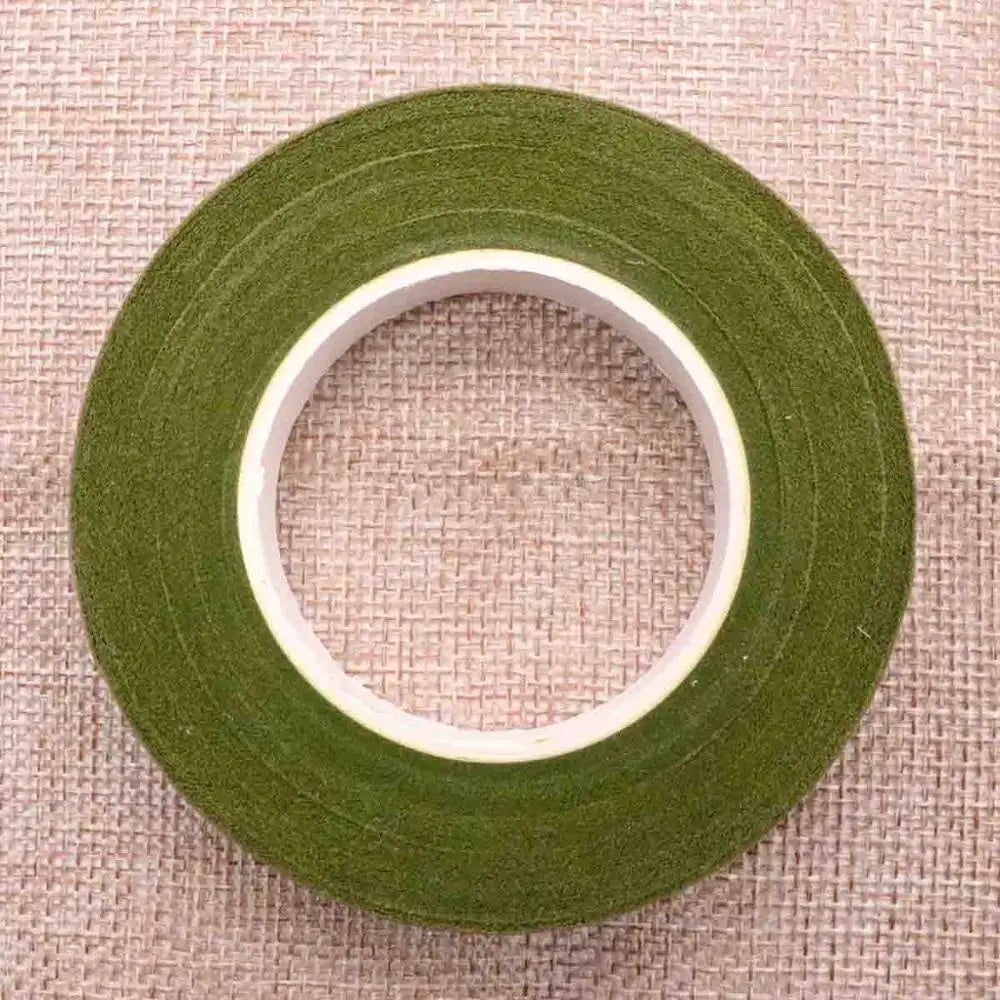Decorbites™ Grüne Floristenbänder 12 mm * 45 m Dehnbare Corsagen-Stielumwicklungen Anstecker-Knopfloch Künstliche Blume