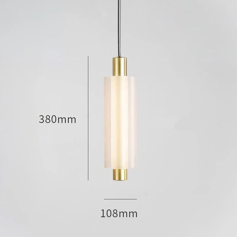 DecorBites™ Acrylic Minimalist Pendant Lights | Contemporary LED Bedside Lamp for Restaurant and Industrial Decor