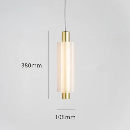 DecorBites™ Acrylic Minimalist Pendant Lights | Contemporary LED Bedside Lamp for Restaurant and Industrial Decor