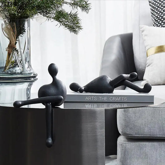 DecorBites™ Abstract Characters Resin Sculpture Desk Decoration Modern Home Decor Figure Statue