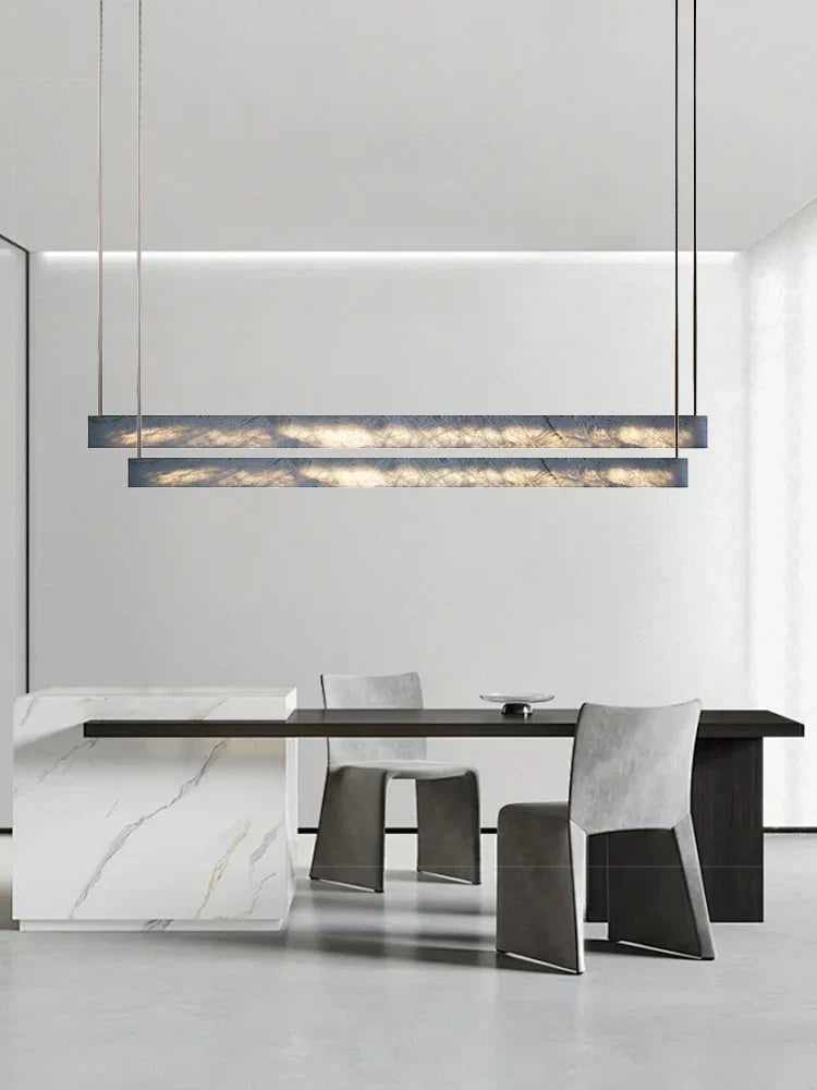 DecorBites™ 2025 Marble Design Pendant Light - Dimmable LED Office Bar Decor