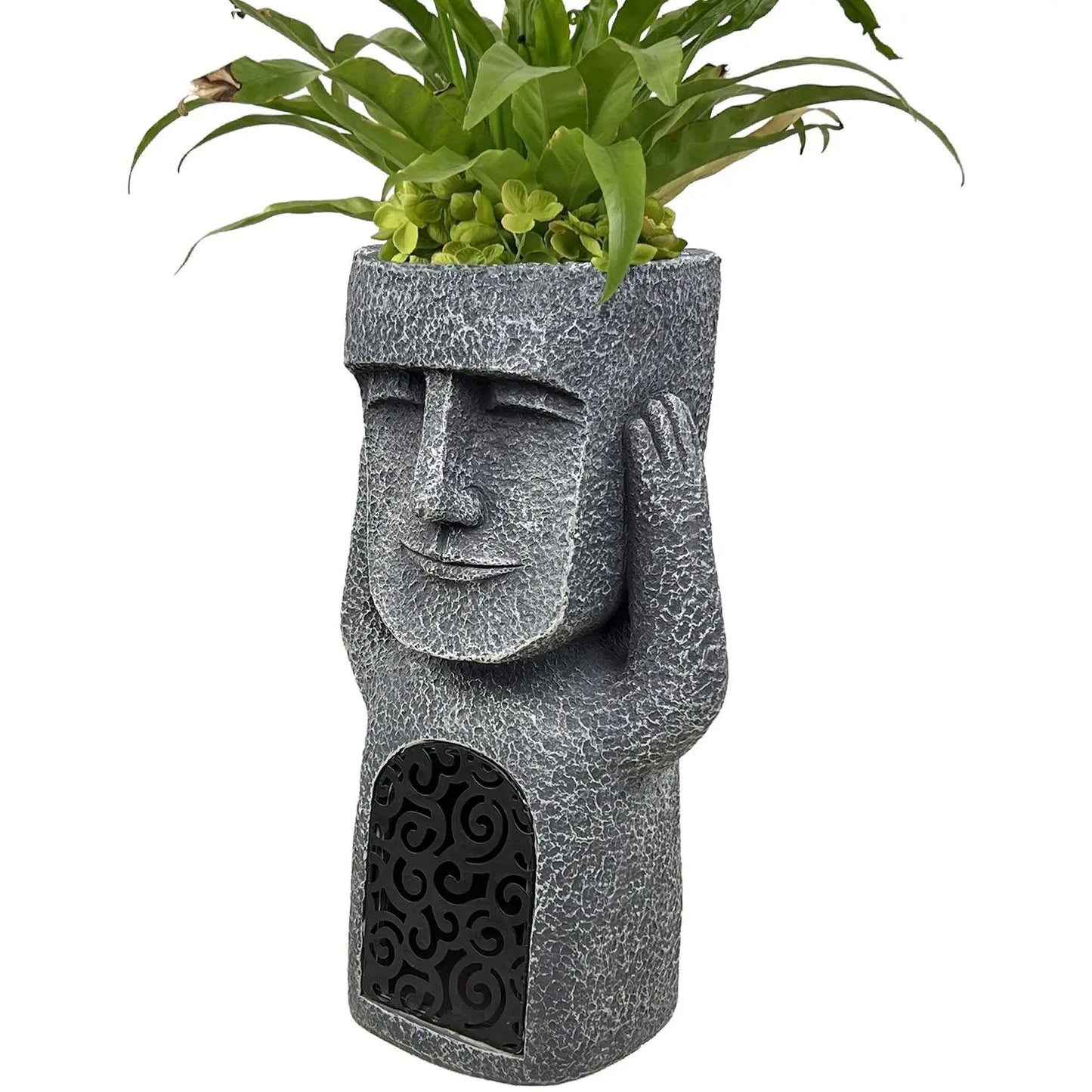 DecorBites™ Easter Island Statue Sculpture Outdoor Decorative Resin Figurine