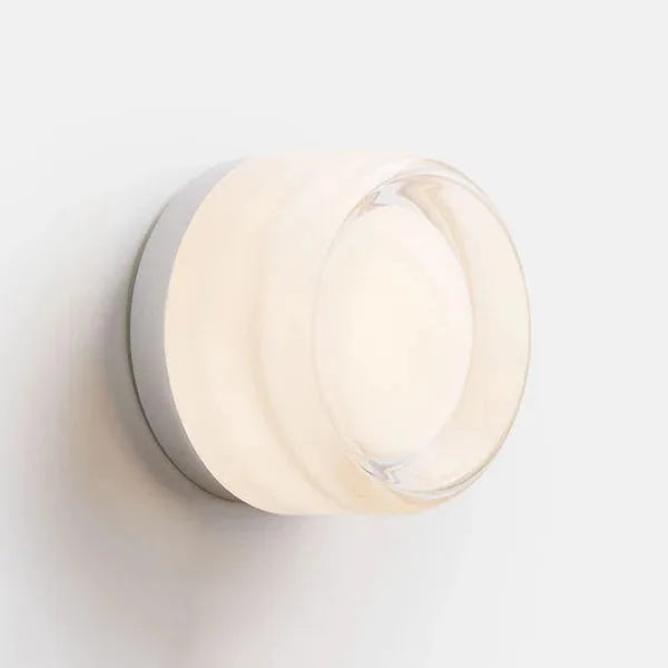 DecorBites™ Glass Round Wall Sconce Light for Indoor Outdoor Living Bathroom Porch Decoration