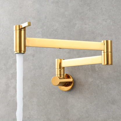 Brass Kitchen Faucet Pot Filler