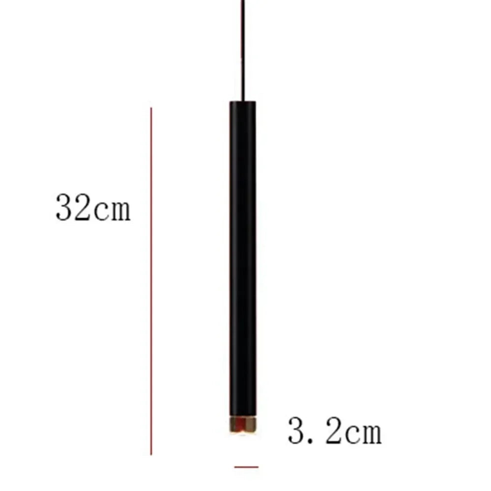 DecorBites™ Gold Tube LED Pendant Lights for Kitchen Dining Office Home Decor