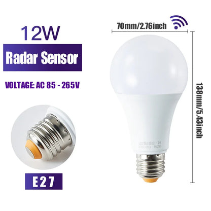 DecorBites™ Dusk to Dawn Outdoor LED Wall Lamp for Porch with Radar Motion Sensor