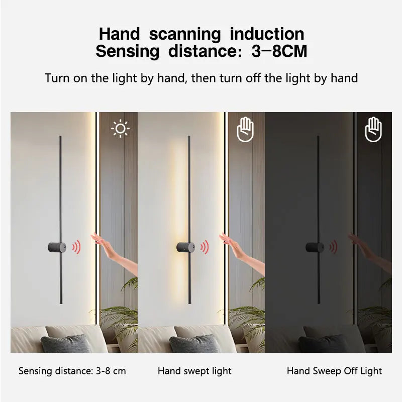 DecorBites™ LED Hand Induction Wall Lights for Corridor and Bedroom
