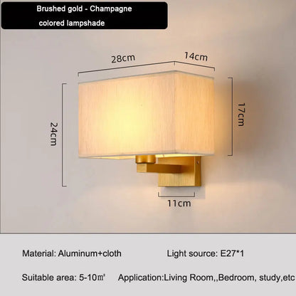 DecorBites™ Elegant Bedroom Wall Lamp, Modern & Minimalist Design for Hotel & Living Room