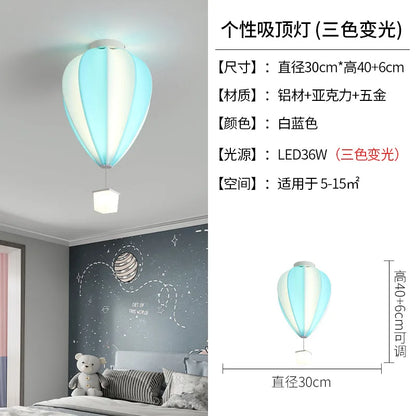 DecorBites™ Hot Air Balloon Lamp: Dreamy Kids Room Decor