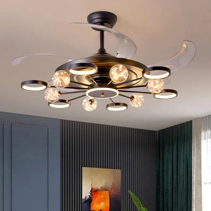 DecorBites™ Kids Bedroom Ceiling Fan with Remote Control & LED Light