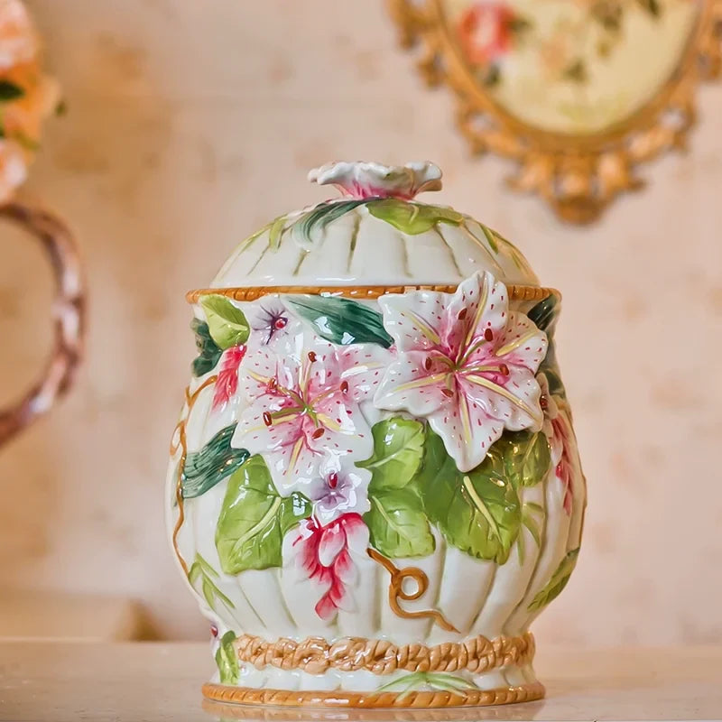 DecorBites™ Elephant Vase: European Style Ceramic Home Decor for Living Room, Table, and Porch