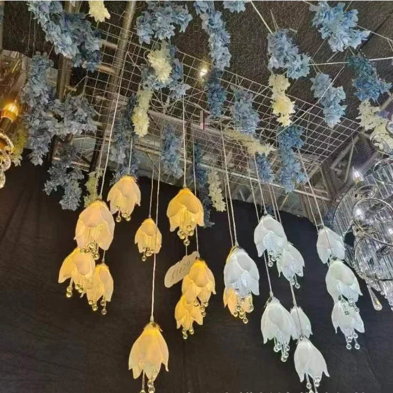 Decorbites™ Lámpara de techo LED para bodas, Navidad, decoración de fiestas y iluminación de escenarios