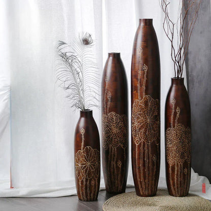 DecorBites™ High Stand Vase for Decorative Plants - Elegant Home Decor for Living Room, Office, or Wedding