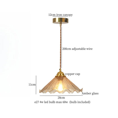 Lámparas colgantes LED DecorBites™ de cristal agrietado para decoración del hogar, restaurantes, salas de estar y cocinas.