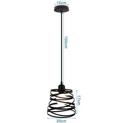 DecorBites™ Industrial Metal Ball Pendant Light for Bedroom Kitchen Island