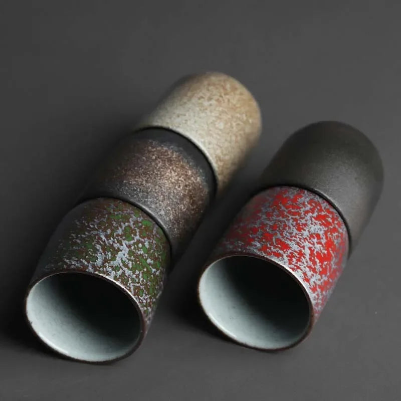 Decorbites™ Japanisches Keramisches Kaffee-Tassen-Set – Persönliches Porzellan-Teetrinkgefäß-Becher