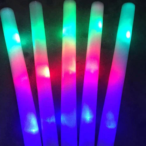 DecorBites™ LED Foam Stick Baton Party Holiday Xmas Wedding DJ Concert Event Light