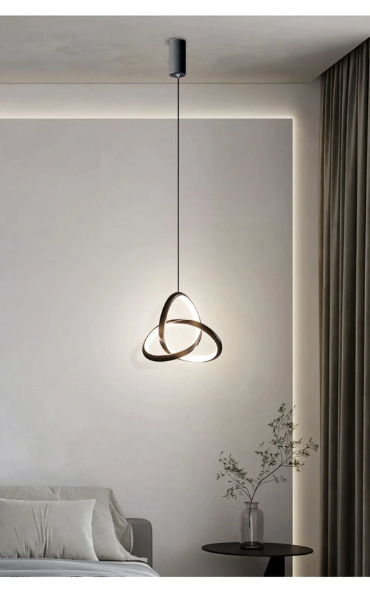 DecorBites™ LED Minimalist Pendant Light Chandelier for Modern Decor Art in Bedroom Living Room