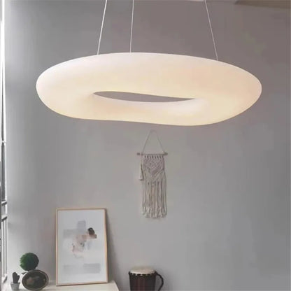 DecorBites™ Cloud LED Pendant Light for Home Office Decor - Creative Circular Hanging Lamp