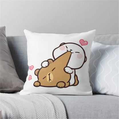 DecorBites™ Cartoon Animal Printed Pillowcase - Cute & Cozy Sofa Cushion Cover