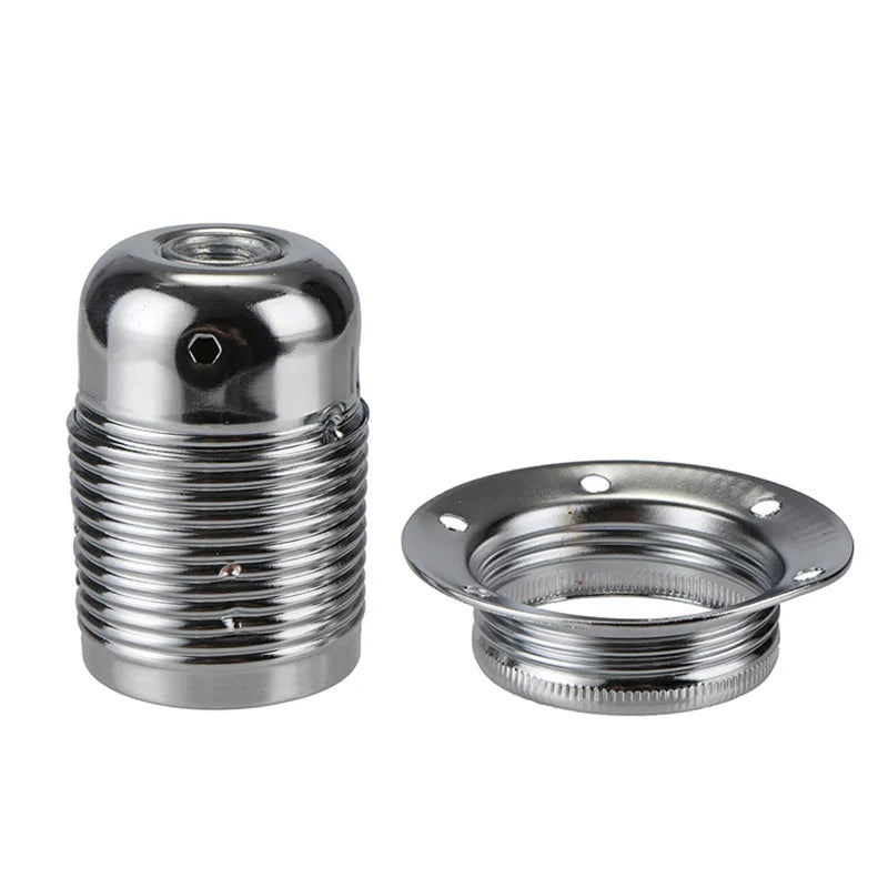 DecorBites™ Industrial Metal Lamp Base Holder E26 E27 Light Sockets for Pendant Shade