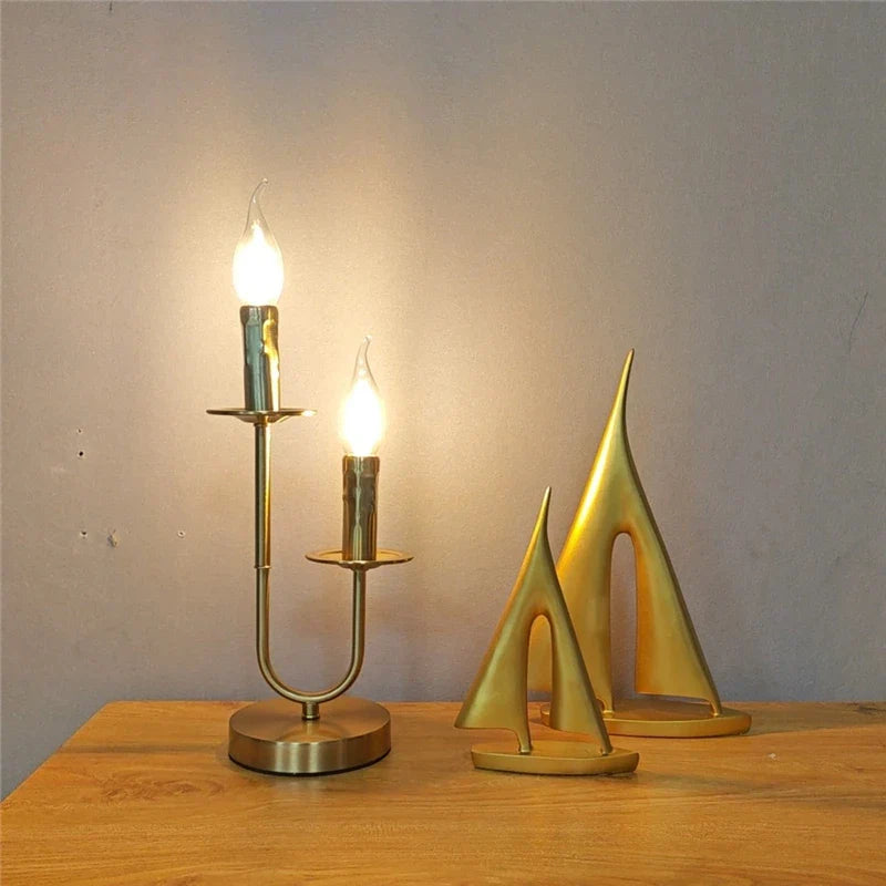 Bronze Candle Floor Lamp