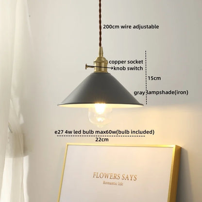 DecorBites™ LED Hanging Lamp Modern Style Nordic Pendant Lights Fixtures for Bedroom Living Room