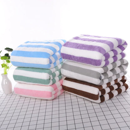 Decobites Microfiber Bath Towel Sets for Soft Absorbent Quick Drying Adults