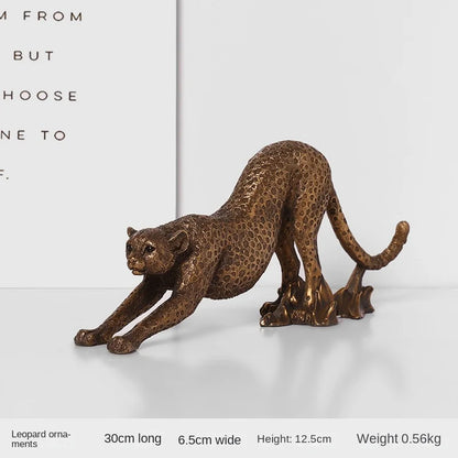 DecorBites™ Leopard Statue Decoration - Modern Home Office Decor-Gifts