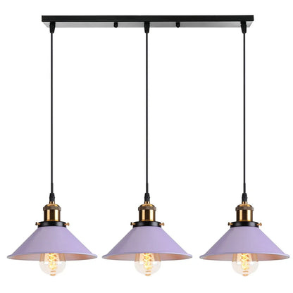 Decorbites™ Industrielle Nordische Pendelleuchten mit Mehrfarbiger Lampenschirm für Küche und Esszimmer