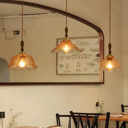 Lámparas colgantes LED DecorBites™ de cristal agrietado para decoración del hogar, restaurantes, salas de estar y cocinas.