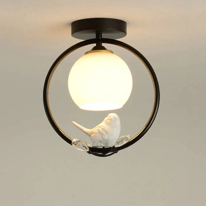 DecorBites™ Bird Ceiling Light Fixture for Corridor Entrance, Cloakroom, Bar, Balcony