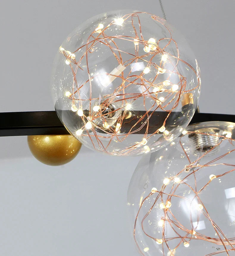 DecorBites™ LED Chandelier: Luxury Interior Lighting for Modern Living, Kitchen, or Dining Room