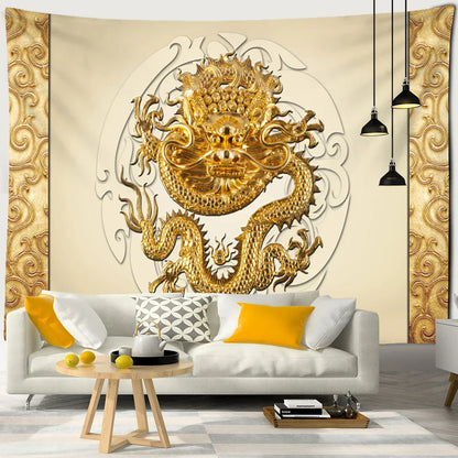 Dragon Totem Tapestry Wall Hanging for Home Decor - Decobites Hippie Art