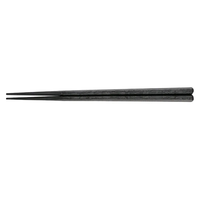 DecorBites™ Japanese Style Black Alloy Chopsticks - 10 Pairs | Anti-Slip, Moisture-Proof, High Temperature Tableware