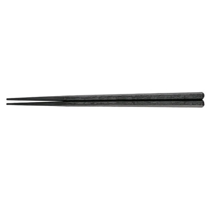 DecorBites™ Japanese Style Black Alloy Chopsticks - 10 Pairs | Anti-Slip, Moisture-Proof, High Temperature Tableware