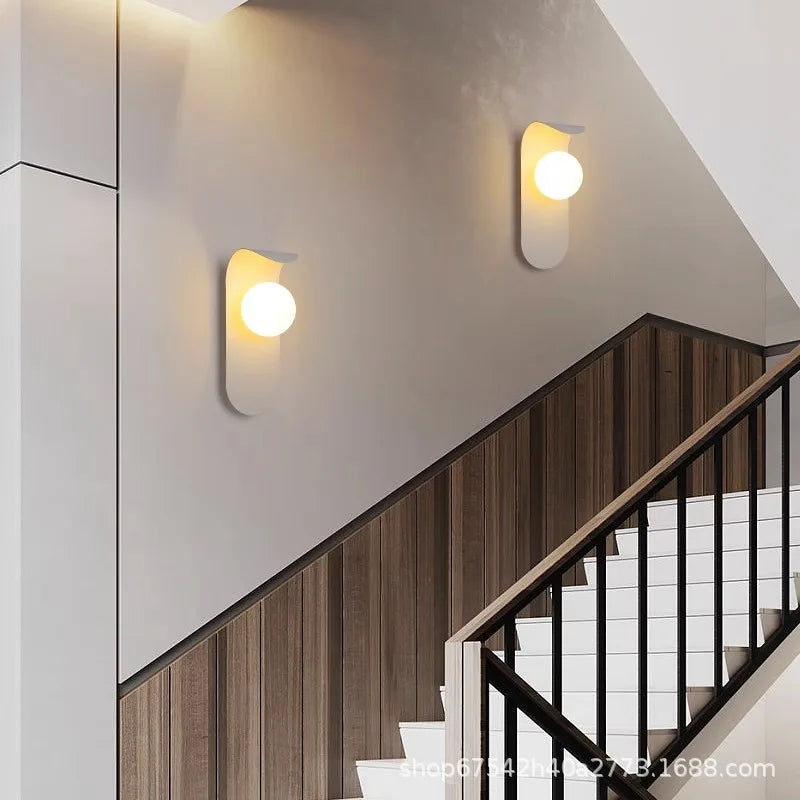 DecorBites™ LED Round Wall Lamp for Modern Living Room and Bedroom Lighting