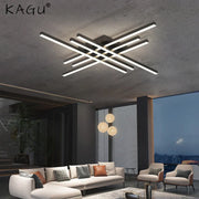 Gold Black Aluminum Chandelier
