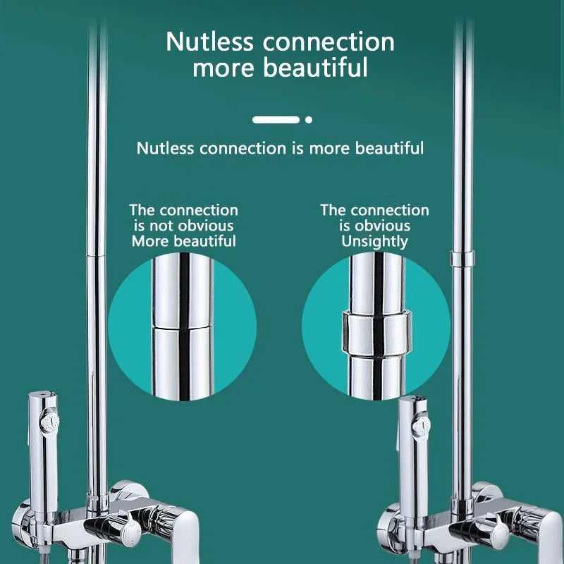 وصلة أنبوب تمديد رأس دش الحمام DecorBites™ - ملحقات الدش