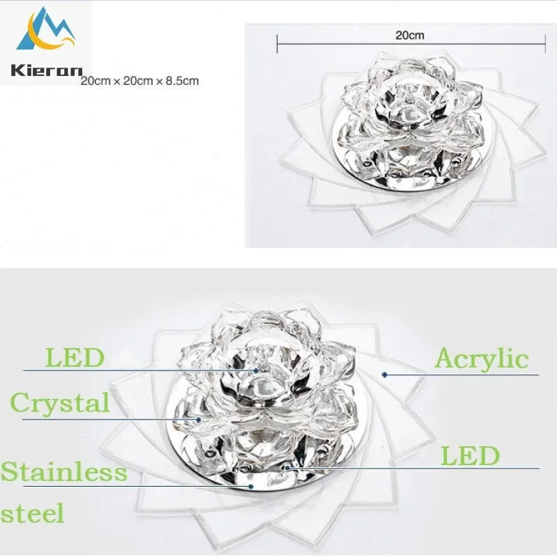 Nordic Lotus LED Ceiling Lamp